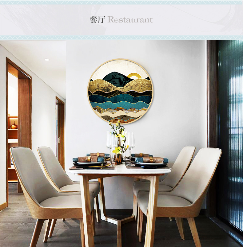 現代簡約客廳辦公室裝飾畫 書房玄關晶瓷畫 純手繪油畫 絲綢之路系列二