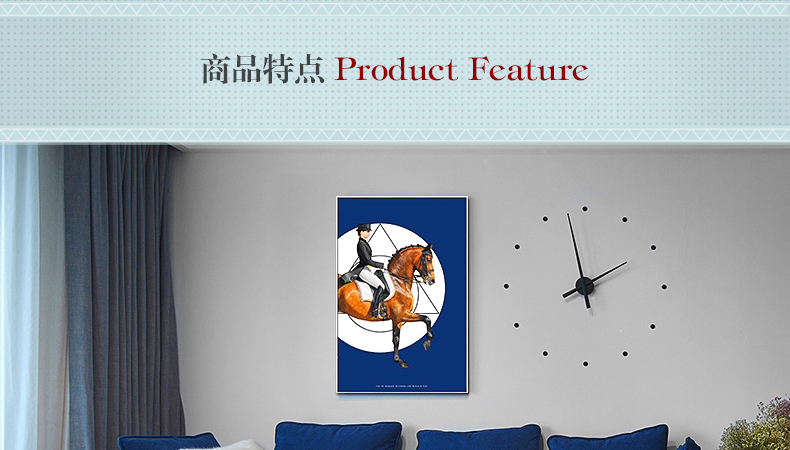現(xiàn)代簡(jiǎn)約客廳裝飾畫 歐式玄關(guān)走廊壁畫 法式晶瓷畫 純手繪油畫 馬背上的女子