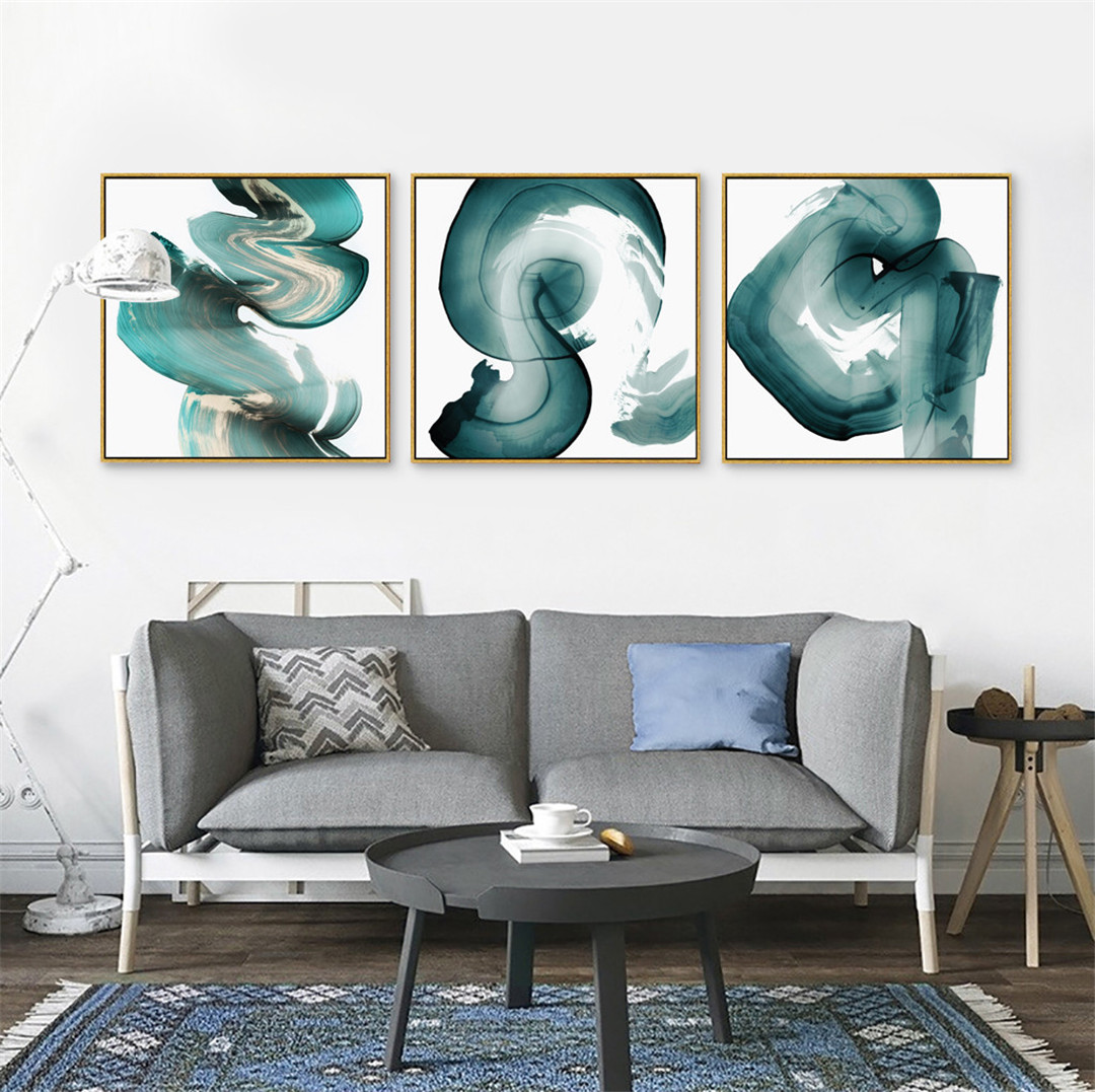 現(xiàn)代簡(jiǎn)約客廳裝飾抽象事玄關(guān)臥室掛畫 晶瓷畫